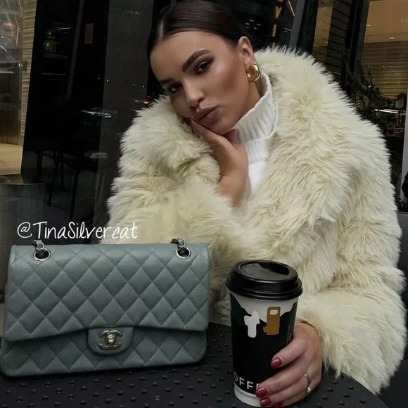 BLOGGER'S FAVE! Zara Faux Fur Coat NWT - Picture 6 of 17